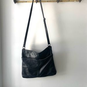 Margot Genuine Leather Black Cross Body Bag